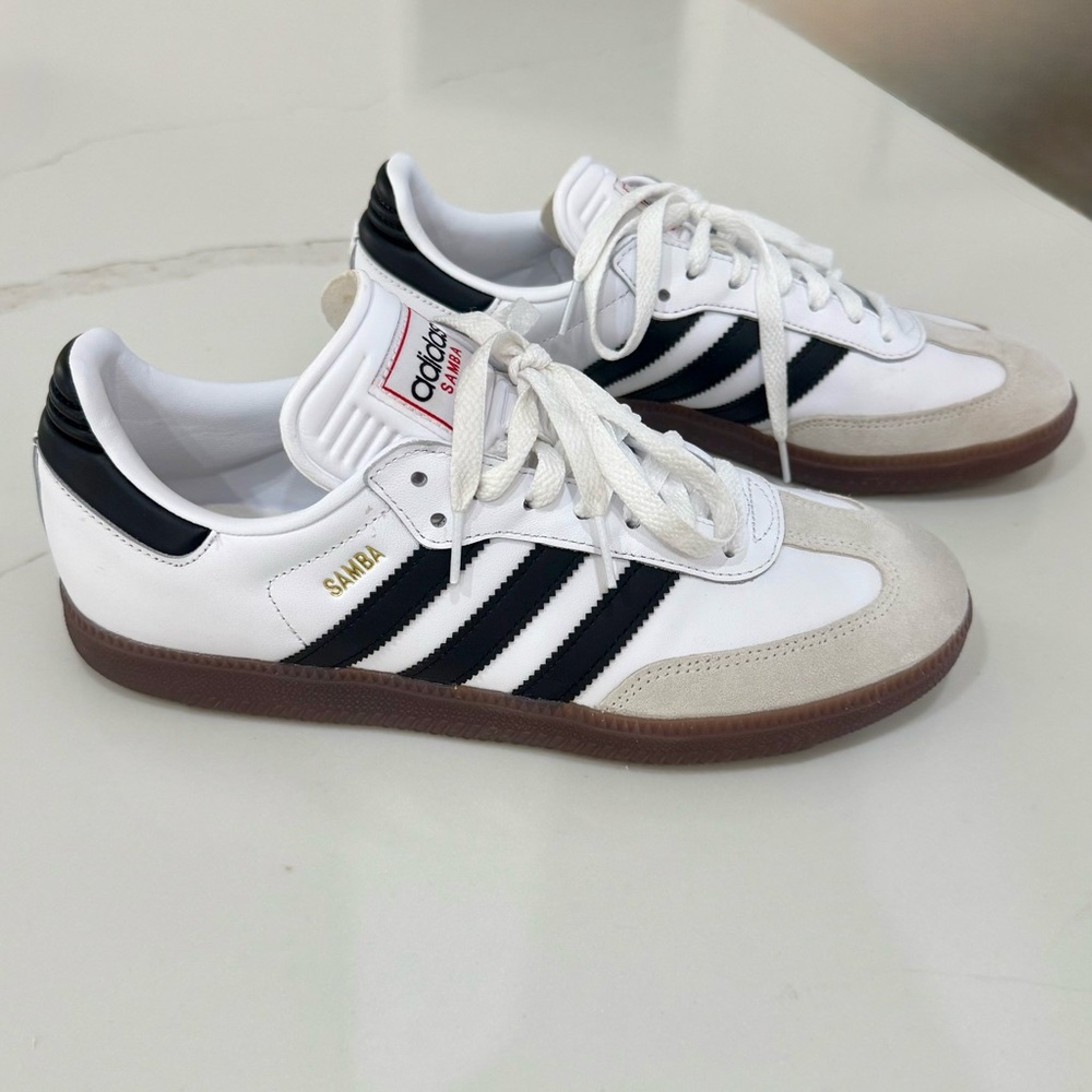 Adidas Samba White Black Sneakers
